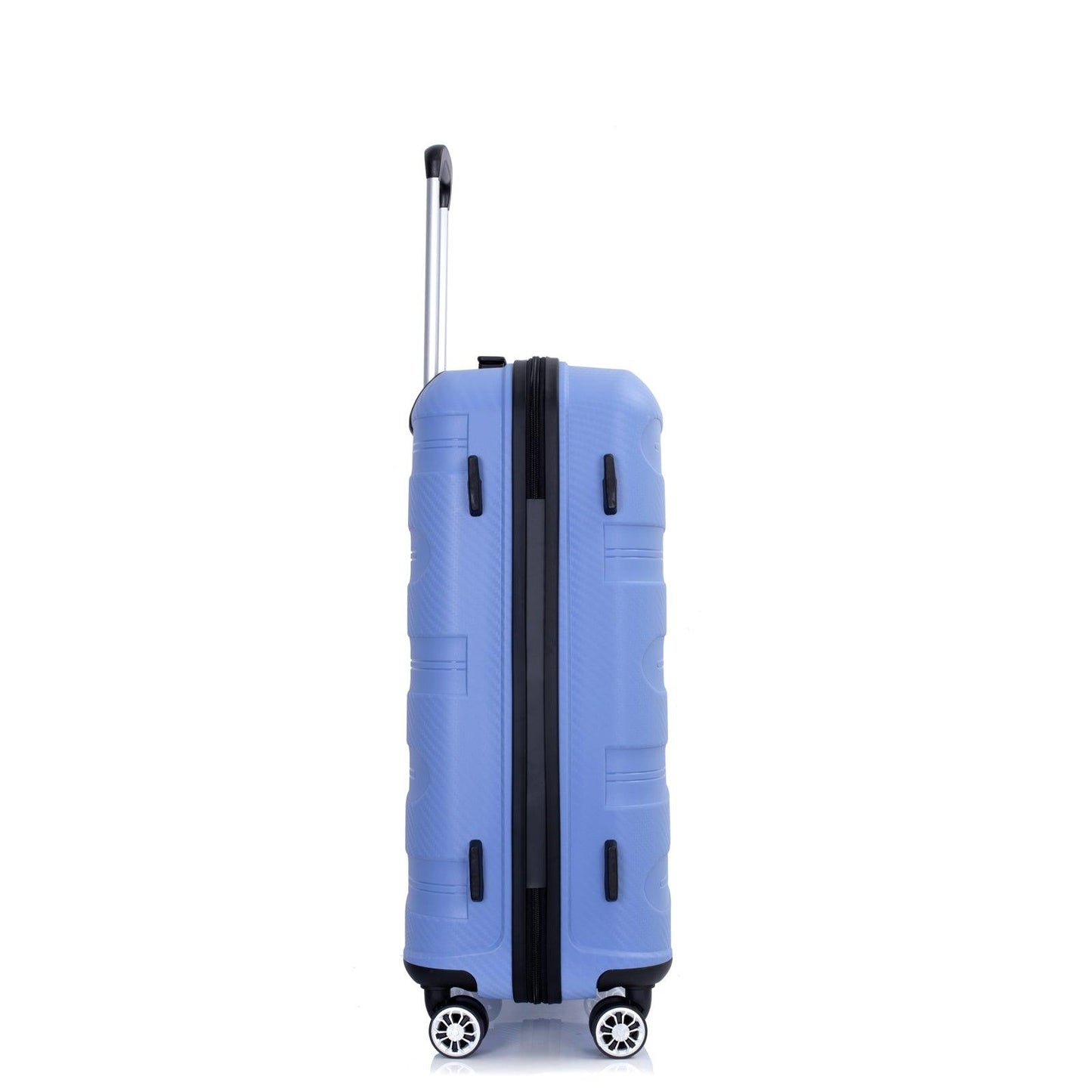 Hardshell Suitcase Spinner Wheels PP Luggage Sets Lightweight Durable Suitcase ,3-Piece Set (20/24/28) ,Purplish Blue - FurniFindUSA