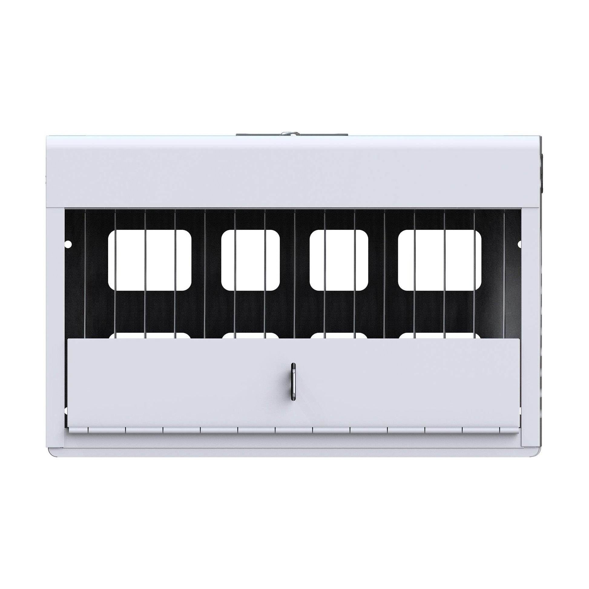 16 Bay Charging Cabinet for Laptop Chromebook Locking Charging Station-WHITE - FurniFindUSA