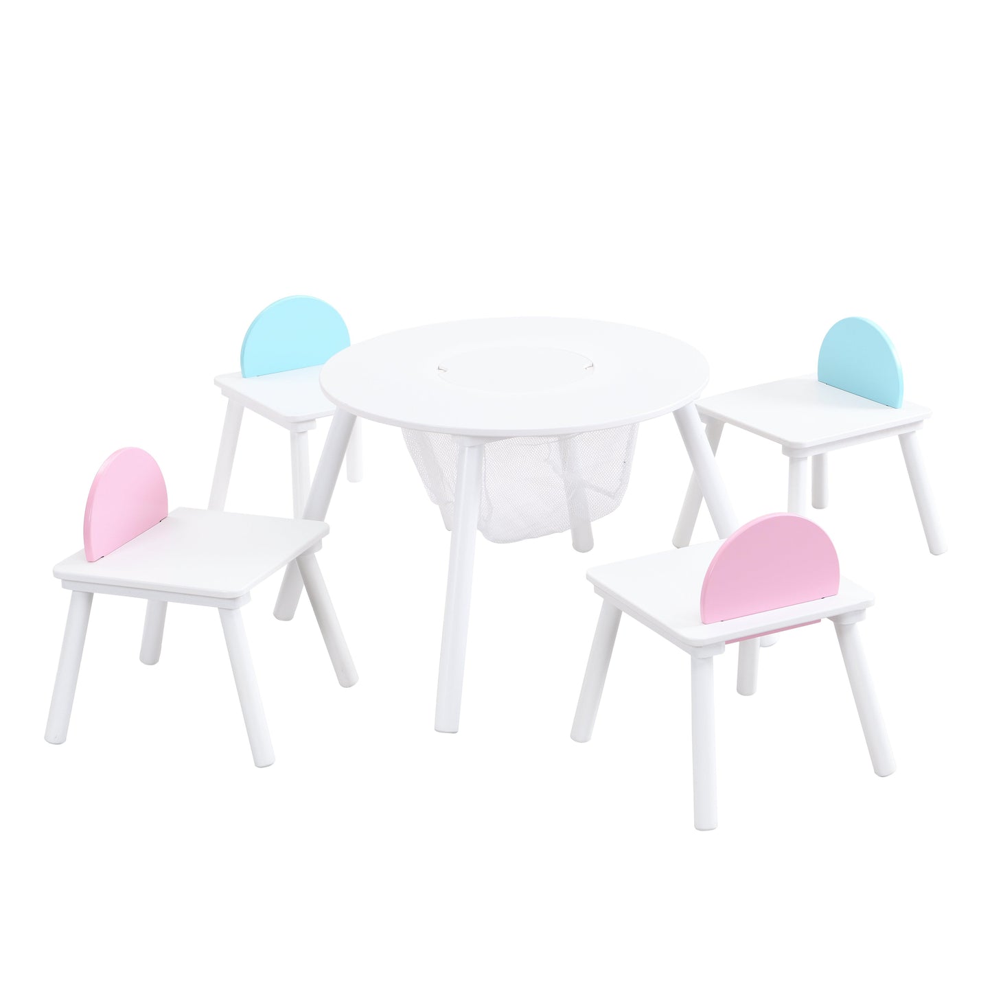 Children's panel table with 4 chairs - FurniFindUSA