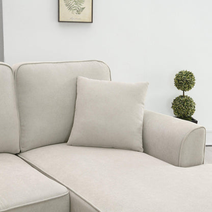 108*85.5" Modern U Shape Sectional Sofa 7 Seat Fabric Sectional Sofa Set - FurniFindUSA