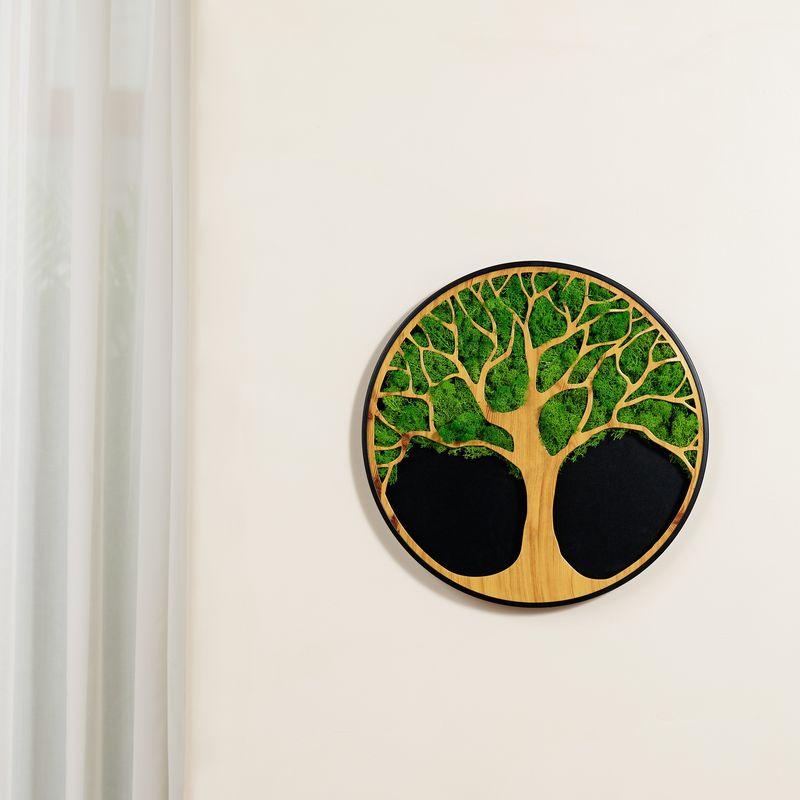 Life Tree Moss Metal Wall Art - FurniFindUSA