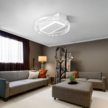 Bladeless Fan Lamp With Lights Dimmable LED - FurniFindUSA