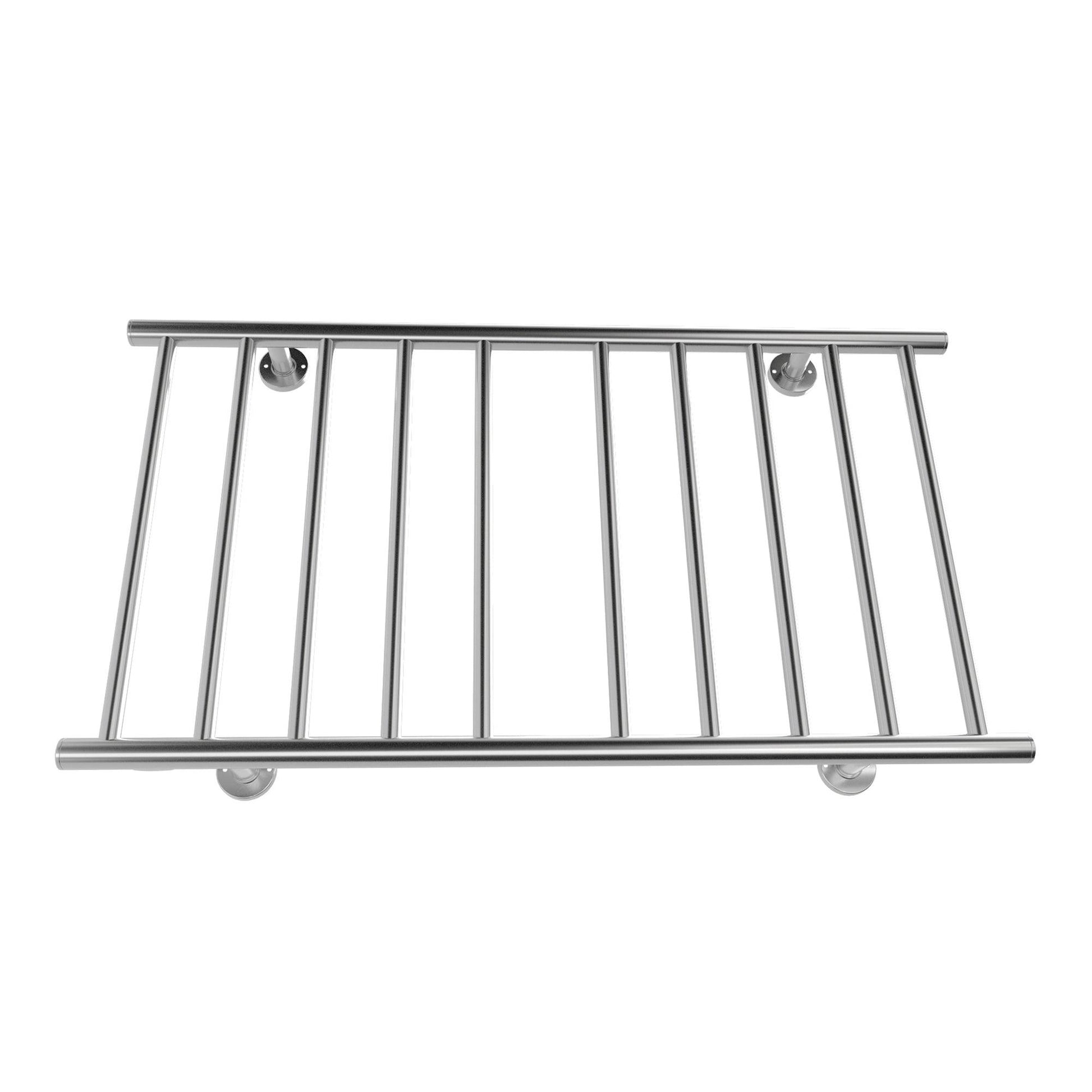 Electric Heated Towel Rack for Bathroom Wall Mounted Towel Warmer 10 Stainless Steel Bars Drying Rack - FurniFindUSA