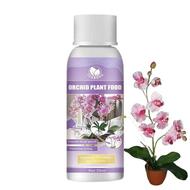 50ml Orchid Fertilizer Liquid Orchid Flower Plants Growth Enhancer Supplement Houseplants Food Promoter For Orchids Acid Blooms - FurniFindUSA