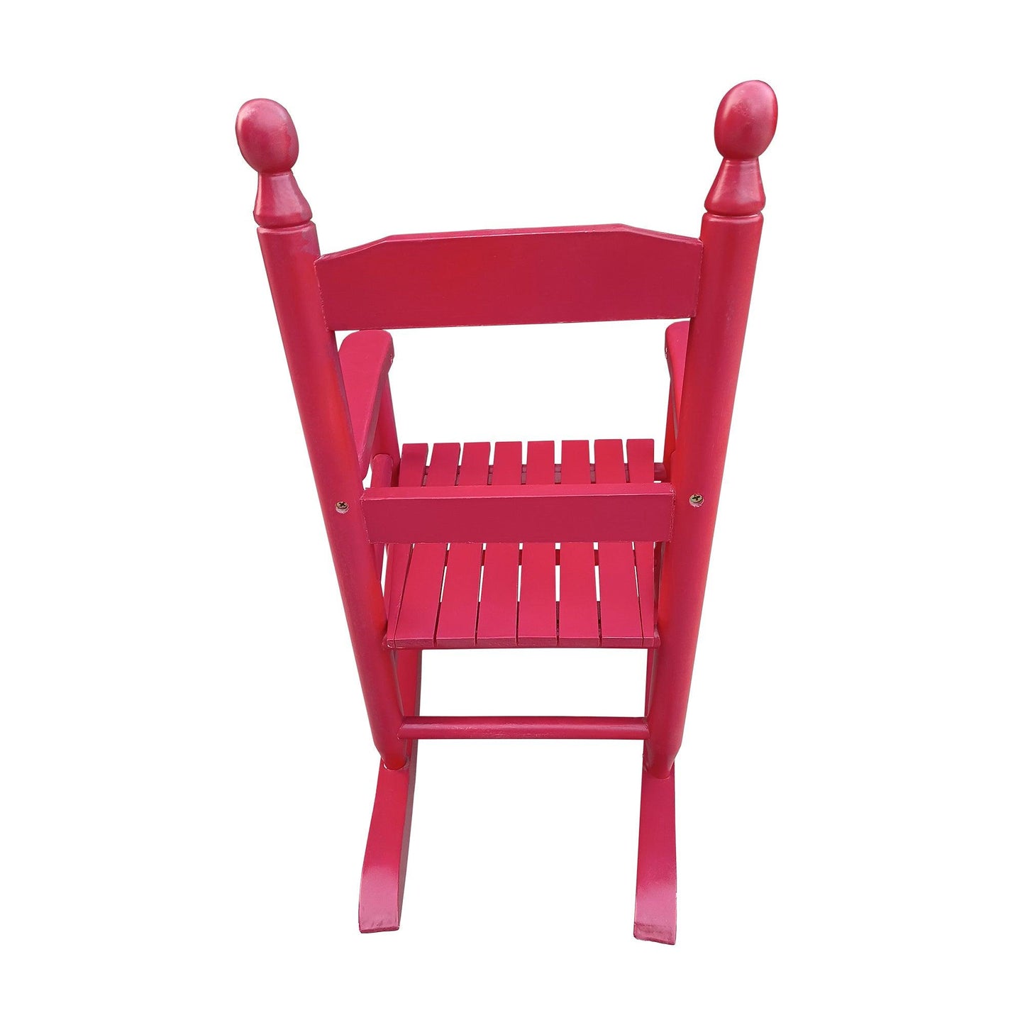 Children's rocking red chair Indoor or Outdoor -Suitable for kids-Durable Solid Wood - FurniFindUSA