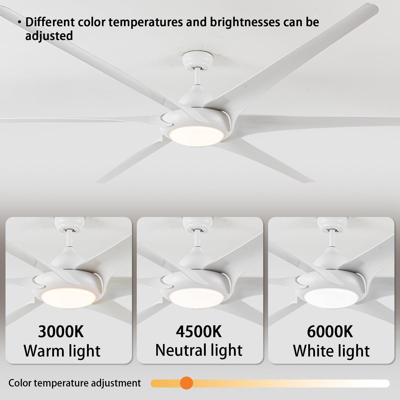 100" Ceiling Fans With Lights And Remote - FurniFindUSA