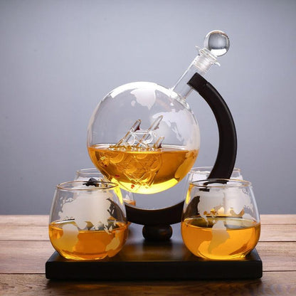 Creative Globe Decanter Set - FurniFindUSA