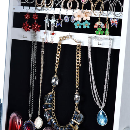Full Mirror Simple Jewelry Storage Mirror Cabinet - FurniFindUSA