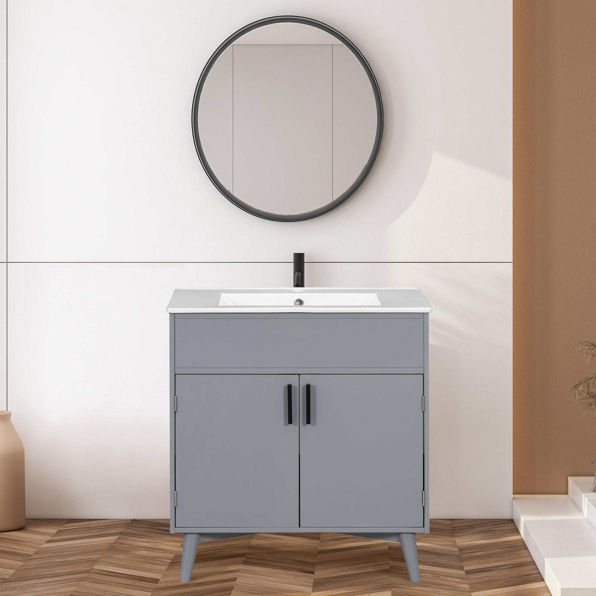 Bathroom vanity Set with Sink, Combo Cabinet, Bathroom Storage Cabinet - FurniFindUSA