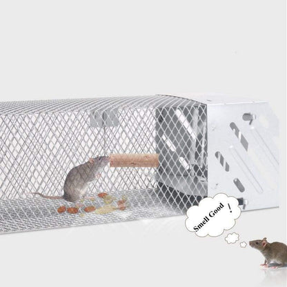 Humane Rat Trap, Chipmunk Rodent Trap That Work for Indoor and Outdoor Small Animal - Mouse Voles Hamsters Live Cage - FurniFindUSA