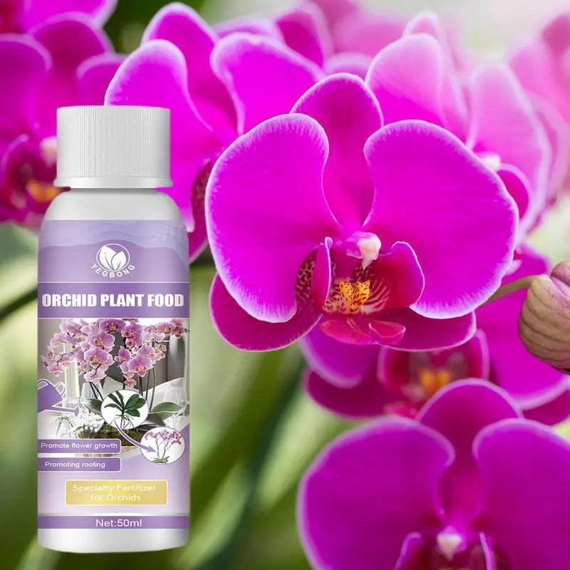 50ml Orchid Fertilizer Liquid Orchid Flower Plants Growth Enhancer Supplement Houseplants Food Promoter For Orchids Acid Blooms - FurniFindUSA