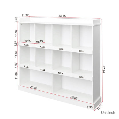 10-shelf Bookcase - FurniFindUSA