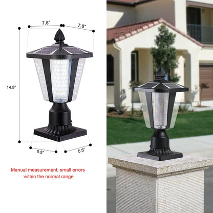 Solar Column Headlights With Dimmable LED - FurniFindUSA