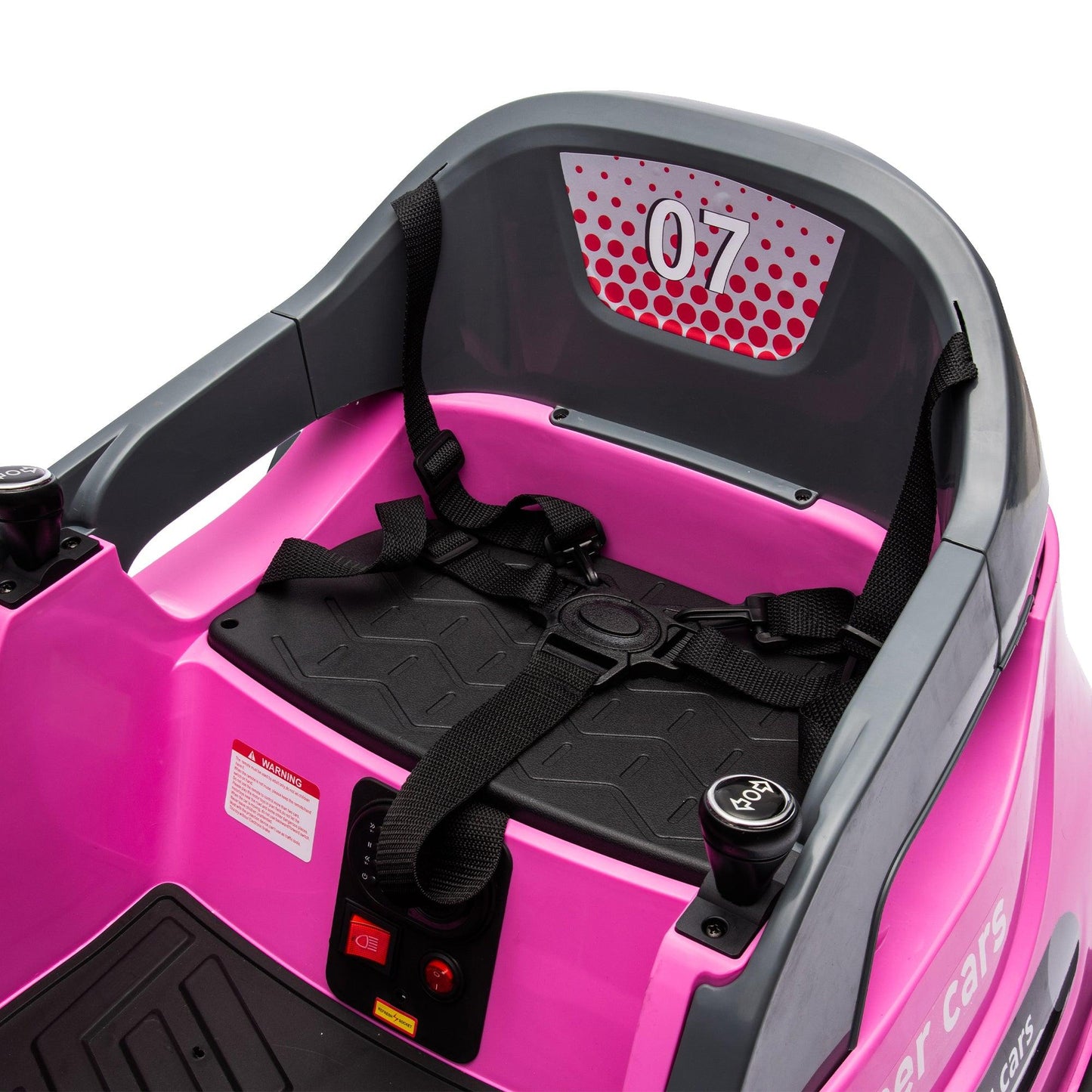 Pink 12V ride on bumper car for kids 1.5-5 Years Old Baby Bumping Toy Gifts - FurniFindUSA