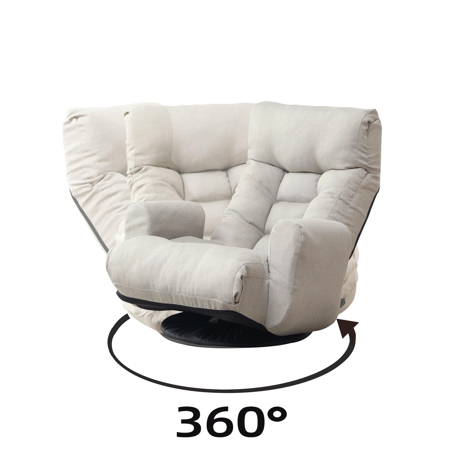 Adjustable head and waist game chair lounge chair in the living room 360 degree rotatable sofa chair - FurniFindUSA