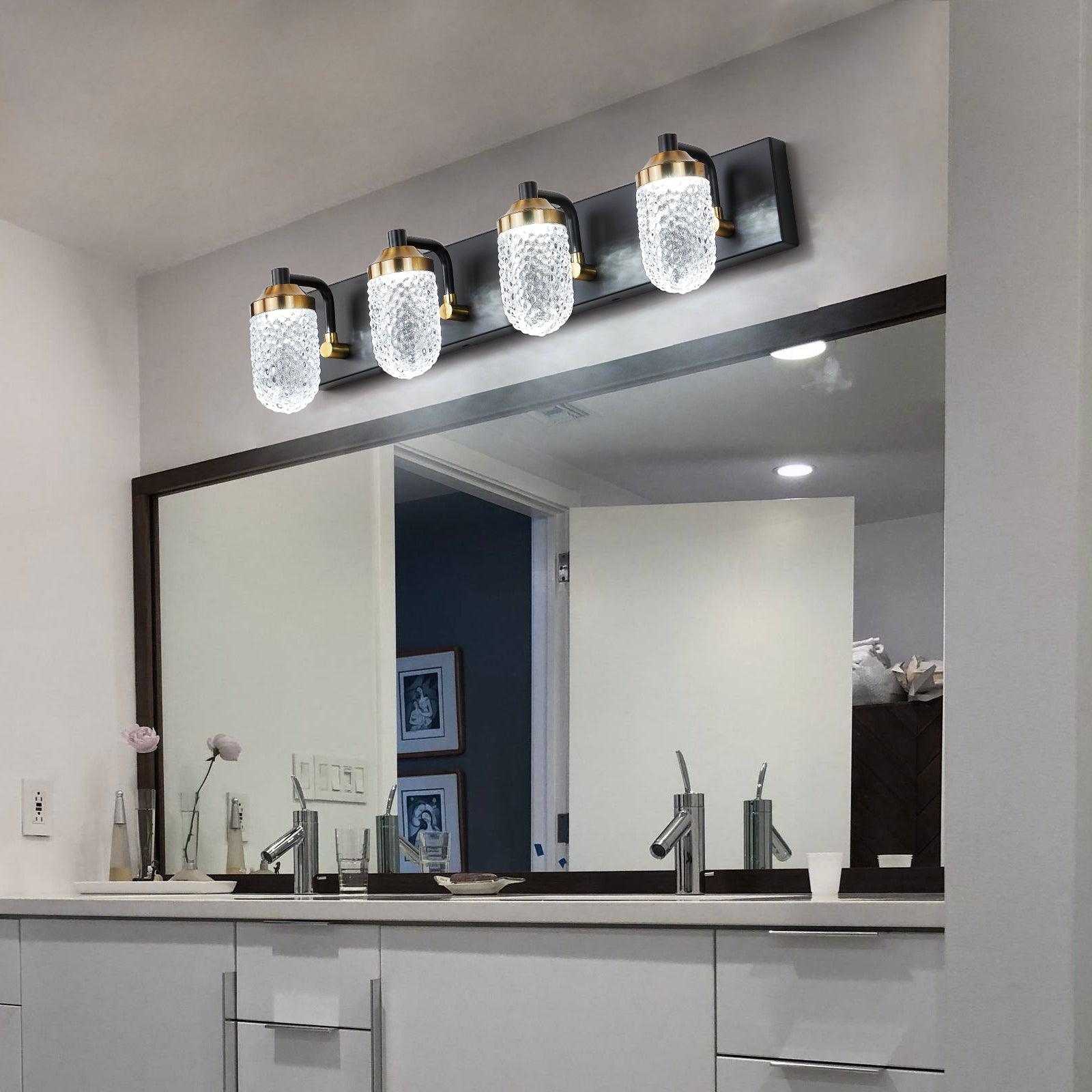 Vanity Lights With 4 LED Bulbs For Bathroom Lighting - FurniFindUSA