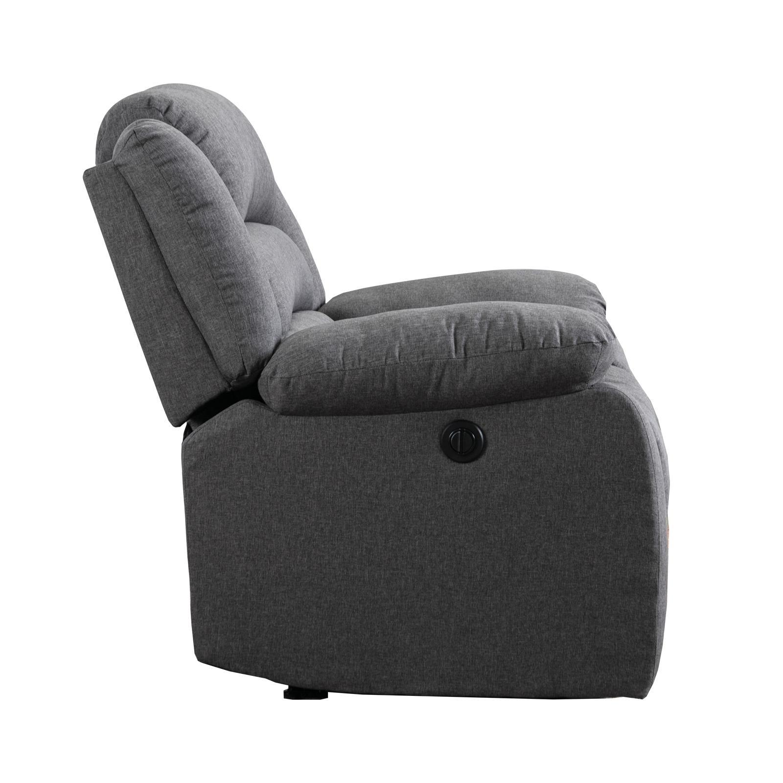 Classic Electric Recliner with Soft Cushion and Back, Small Sofa with Comfortable Armchair - FurniFindUSA