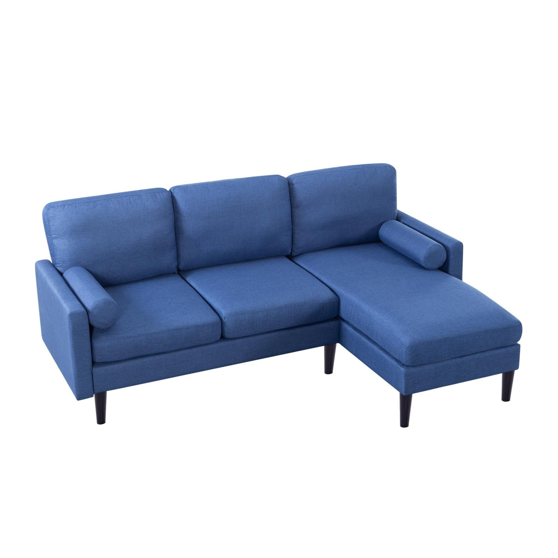 78.7” L-Shaped Reversible Sectional Sofa & Chaise - FurniFindUSA