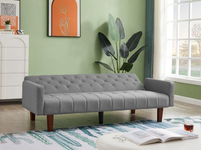 Factory Tufted Back Sofa Mid-Century Convertible Sofa Bed for Living Room - FurniFindUSA