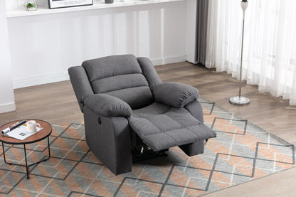 Classic Electric Recliner with Soft Cushion and Back, Small Sofa with Comfortable Armchair - FurniFindUSA