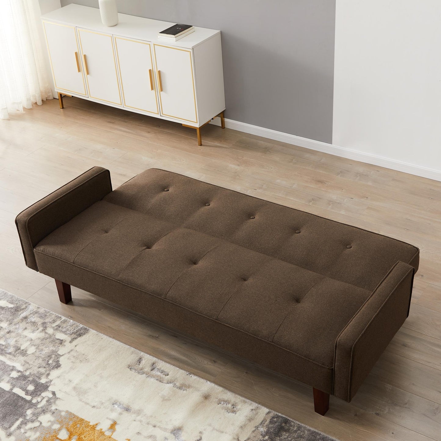 Solid Color Manufacture Sofa Bed Simple Combination Living Room Adjustable Couch - FurniFindUSA