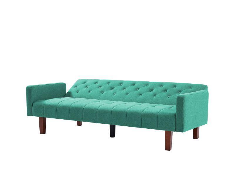 Factory Tufted Back Sofa Mid-Century Convertible Sofa Bed for Living Room - FurniFindUSA