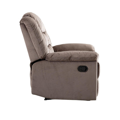 Classic Manual Recliner with Soft Padded Headrest and Armrest, Wonderful Chair&Sofa for Living Room and Bed Room - FurniFindUSA