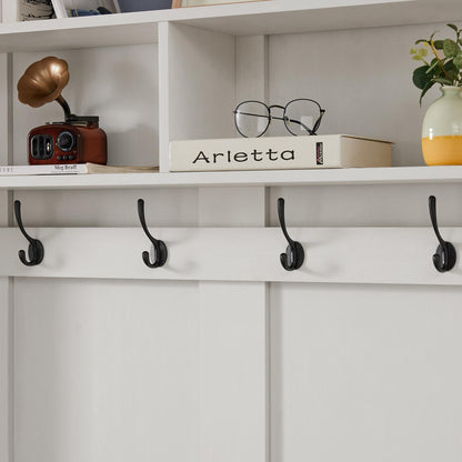 Coat Rack with Storage Shoe Cabinet - FurniFindUSA