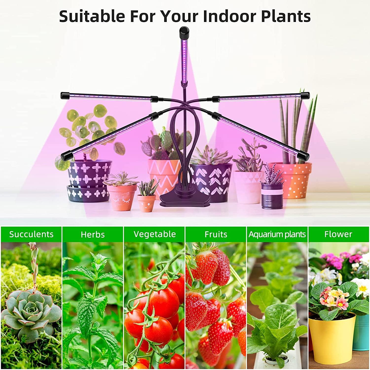 Grow Light Plant Lights for Indoor Plants LED Lamp Bulbs Full Spectrum - FurniFindUSA