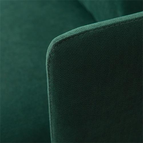 Modern fabric accent armchair,upholstered single sofa chair,Emerald Cotton Linen-30.7'' - FurniFindUSA