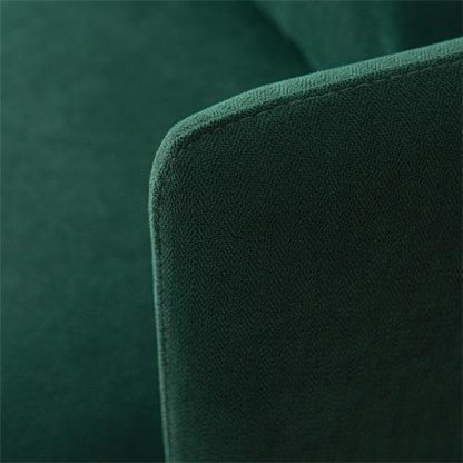 Modern fabric accent armchair,upholstered single sofa chair,Emerald Cotton Linen-30.7'' - FurniFindUSA