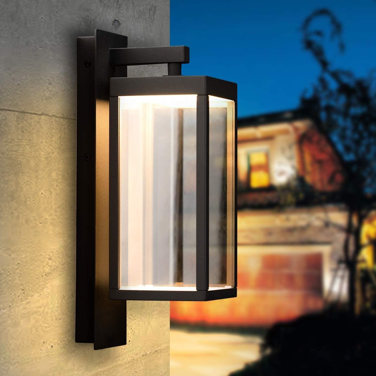 Outdoor Wall Sconce Exterior IP54 Waterproof LED for Porch Entryway Doorway 13W 750Lm 3000K - FurniFindUSA