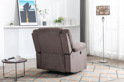 Classic Electric Recliner with Soft Cushion and Back, Small Sofa with Comfortable Armchair - FurniFindUSA