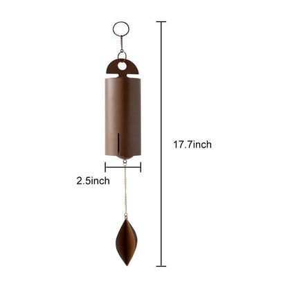 Outdoor Wind Chimes Heroic Windbell Antique Wind Bell, Deep Resonance Serenity Bell, Metal Cylinder Wind Chimes - FurniFindUSA