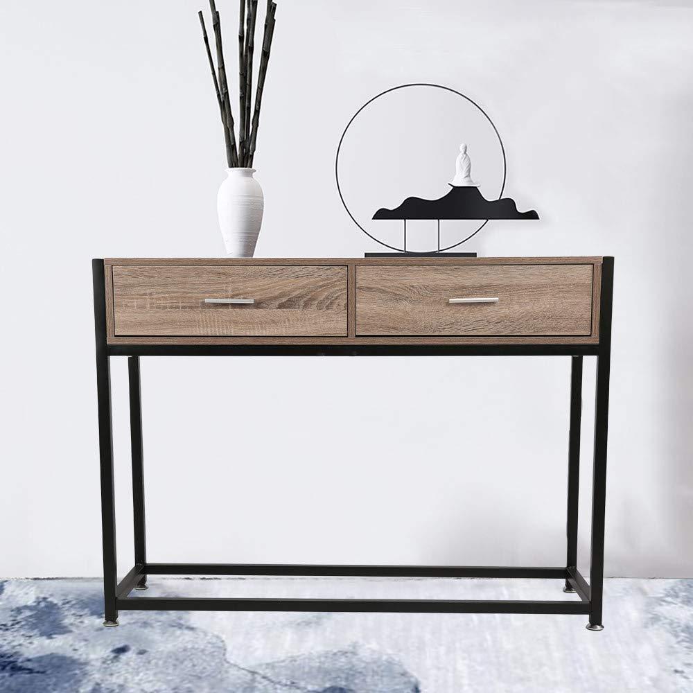 Console Entryway Sofa Coffee Tables with Drawers - FurniFindUSA