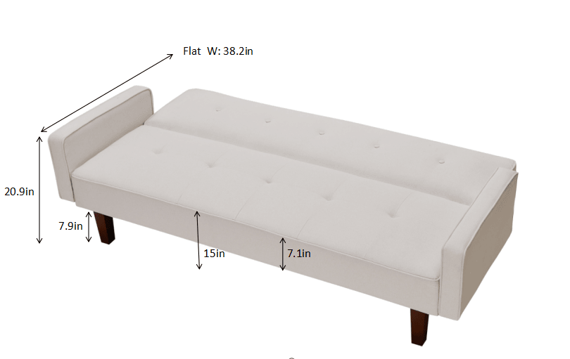 Solid Color Manufacture Sofa Bed Simple Combination Living Room Adjustable Couch - FurniFindUSA