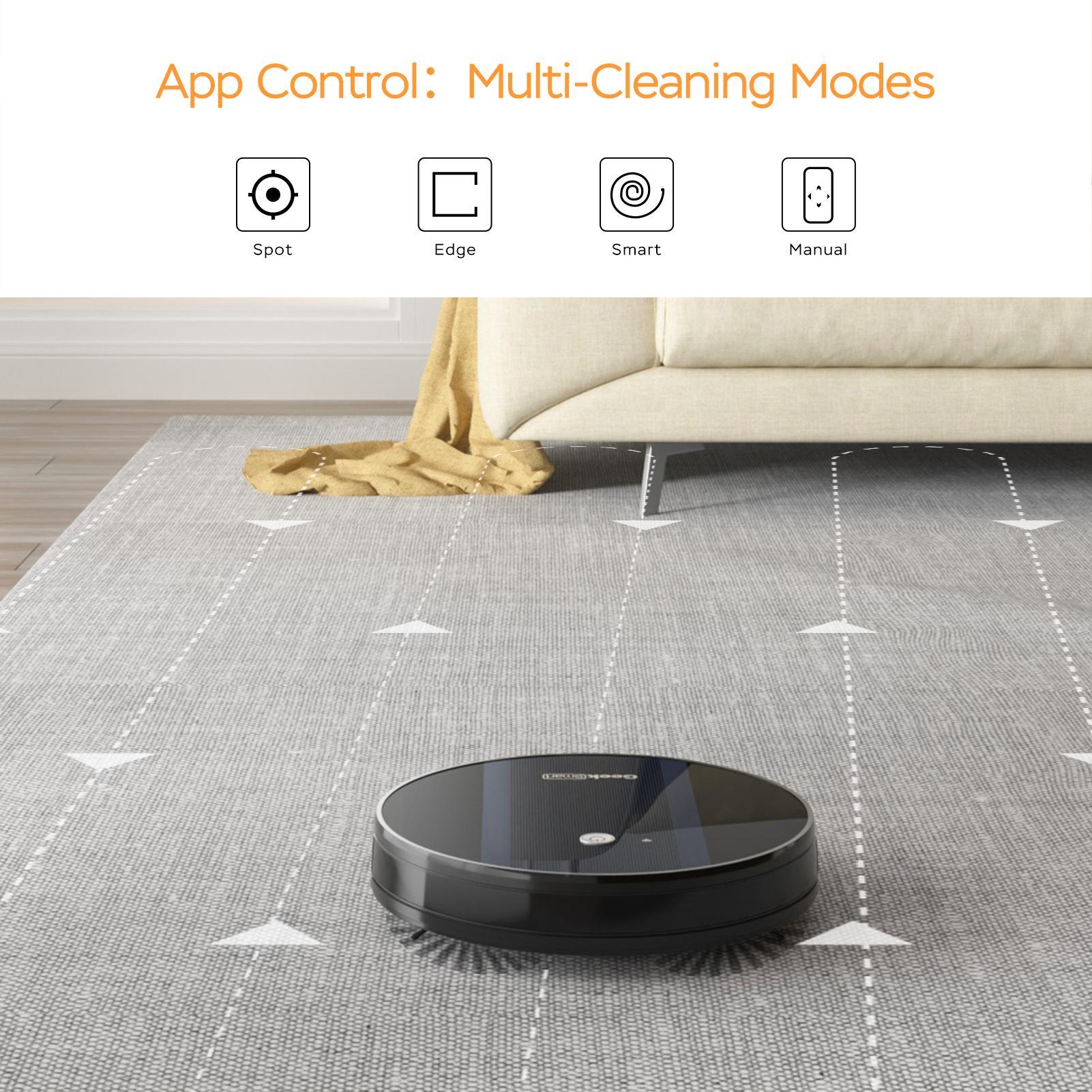 Geek Smart Robot Vacuum Cleaner G6 Plus,1800Pa Strong Suction, Automatic Self-Charging, App Control - FurniFindUSA