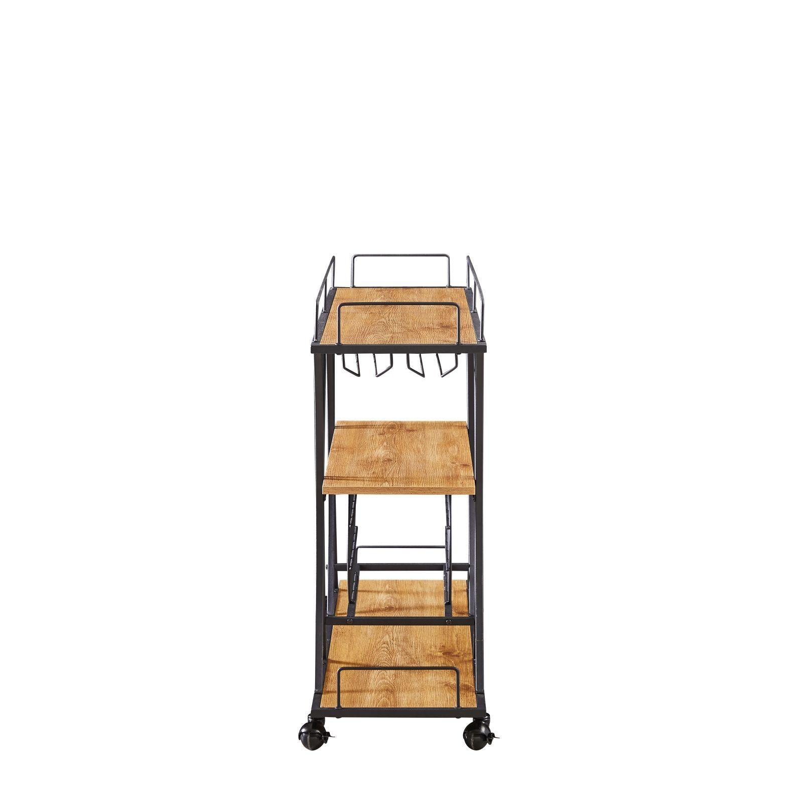 Kitchen Cart 3-Drawer Removable Storage Rack Trolley Cart with Rolling Wheels - FurniFindUSA