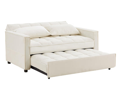 Furniture Sofa Bed with 2 Pillows for Living Room