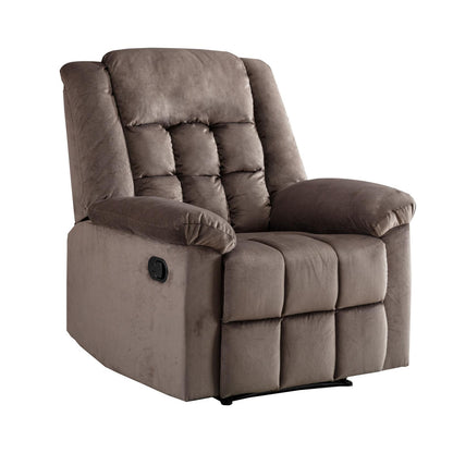 Classic Manual Recliner with Soft Padded Headrest and Armrest, Wonderful Chair&Sofa for Living Room and Bed Room - FurniFindUSA