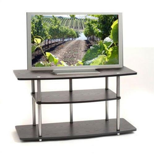 Black 42-Inch Flat Screen TV Stand by Convenience Concepts - FurniFindUSA