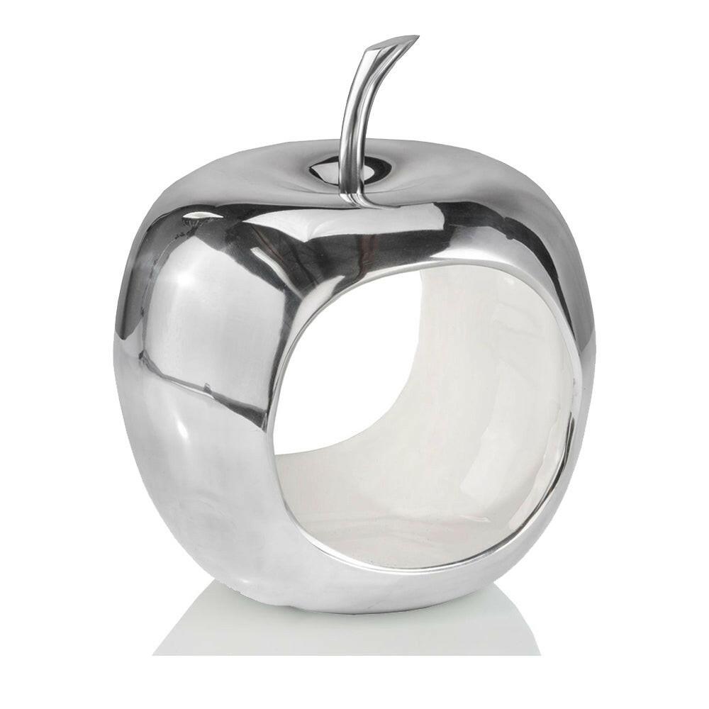 Manzana Abierta Open White Apple Bowl - FurniFindUSA