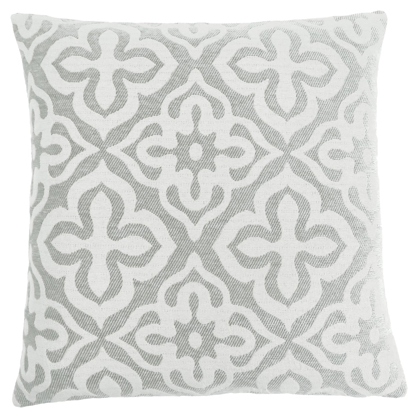 Set Of Two 18" X 18" Taupe Polyester Geometric Zippered Pillow