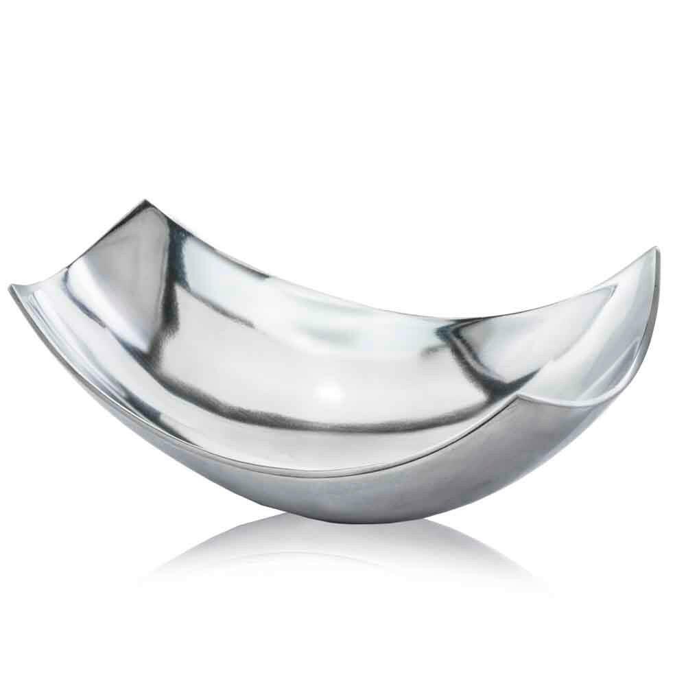 Cucha Large Scoop Bowl/Silver - FurniFindUSA