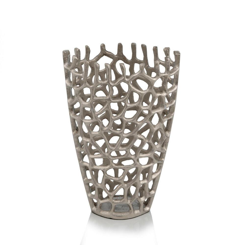 Rama Silver Twig SM Table Vase - FurniFindUSA