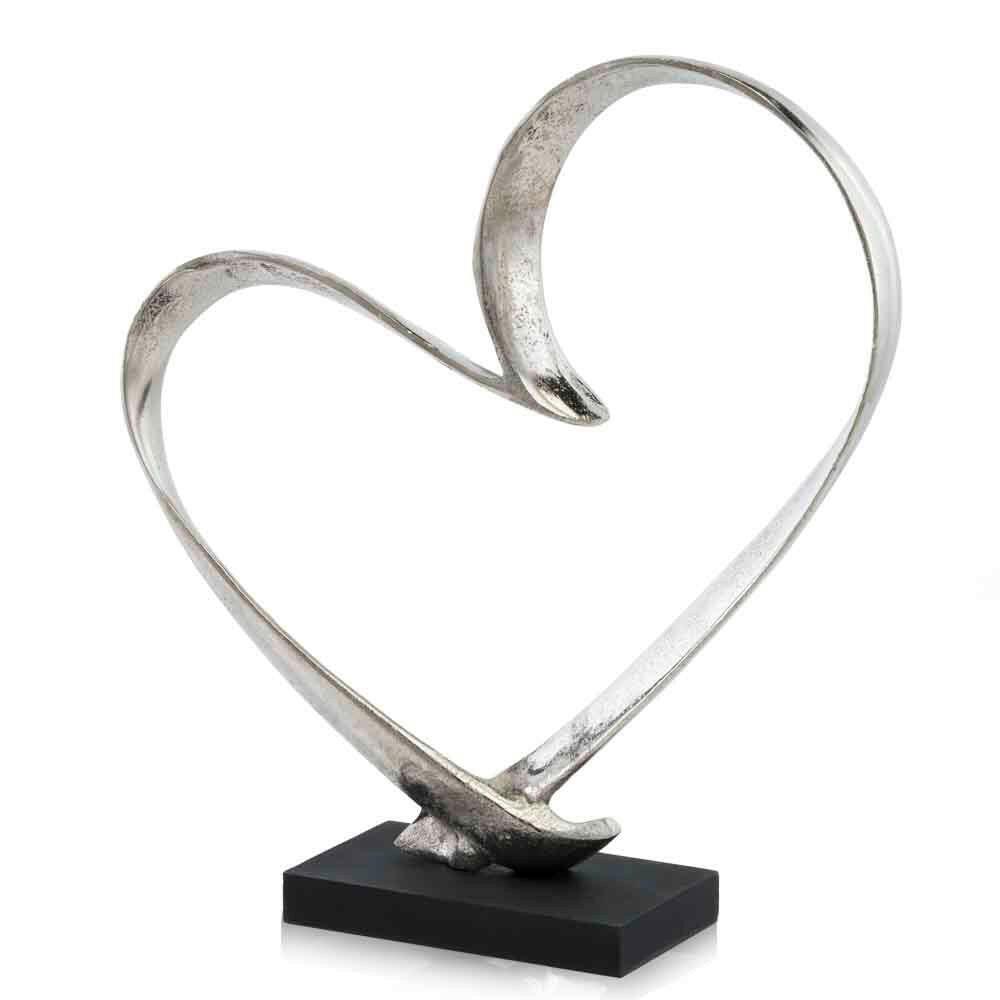 Corazon Heart Sculpture on Base - FurniFindUSA