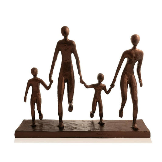 Corre Running Family Sculpture - FurniFindUSA