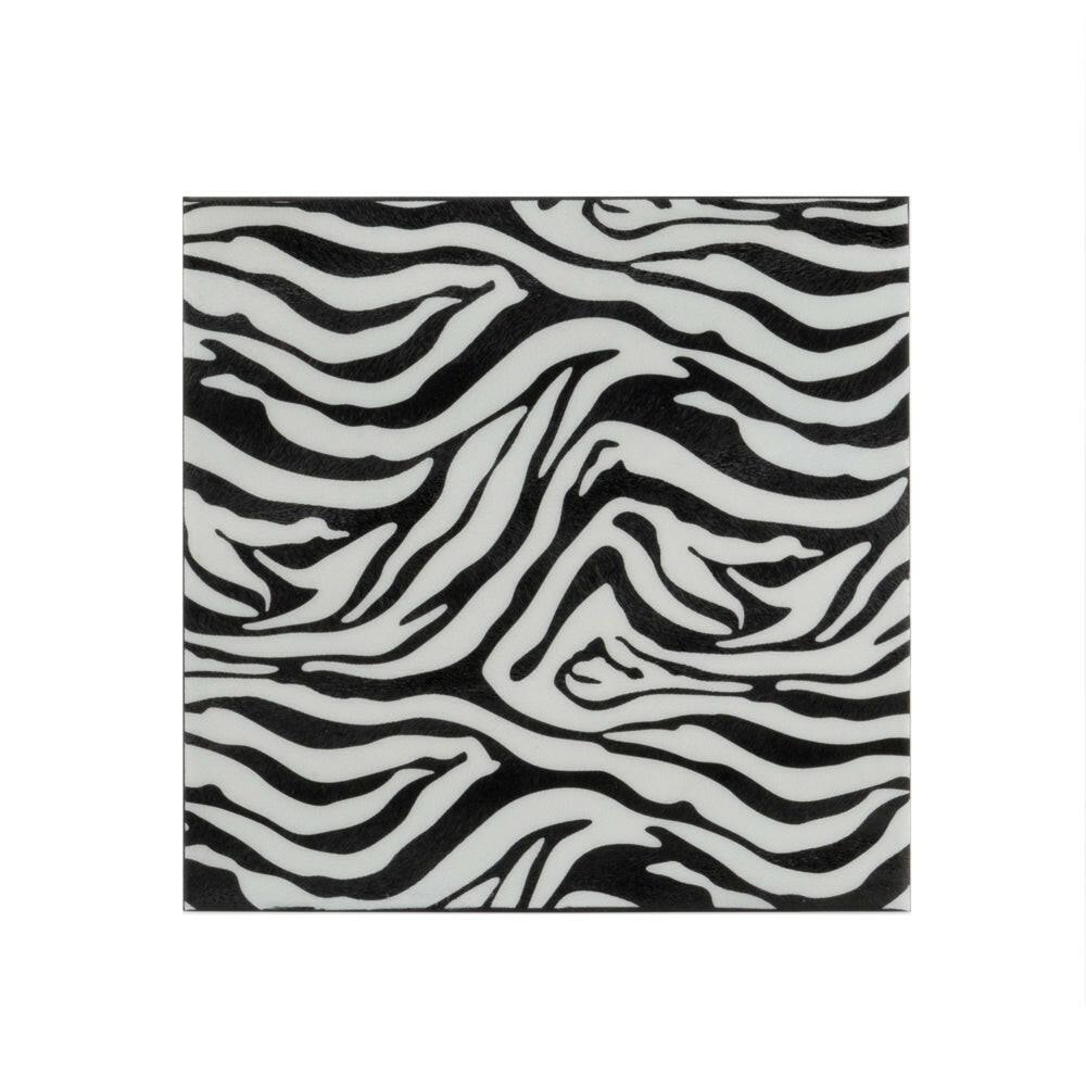 Cebra Small Faux Zebra Skin Wall Tile - FurniFindUSA