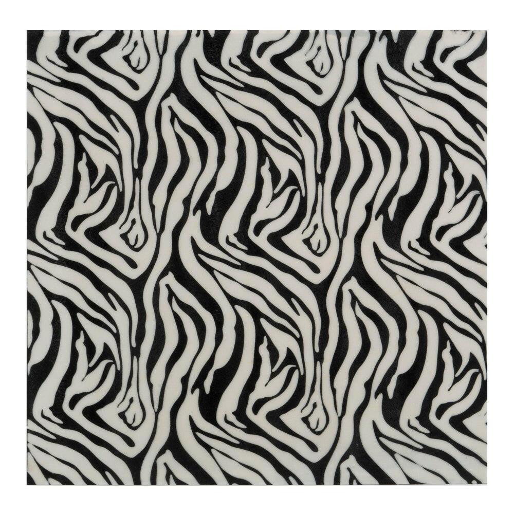 Cebra Large Faux Zebra Skin Wall Tile - FurniFindUSA