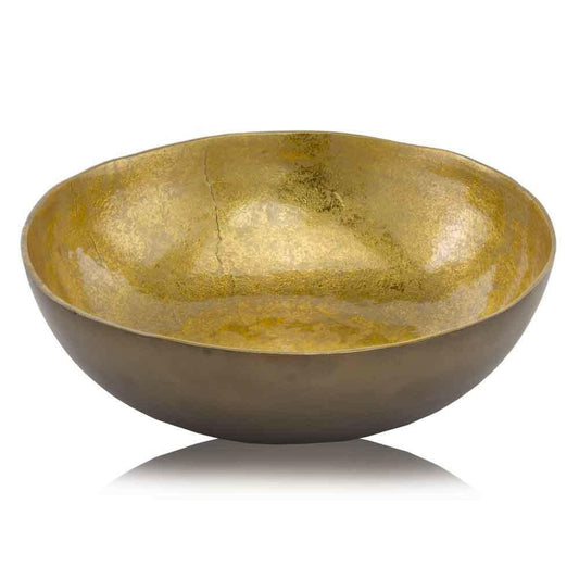 Metalico Large Round Bowl - FurniFindUSA